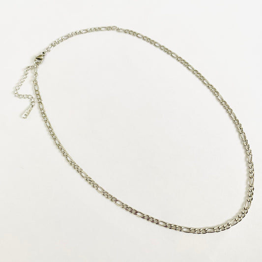 Silver Figaro Chain Necklace