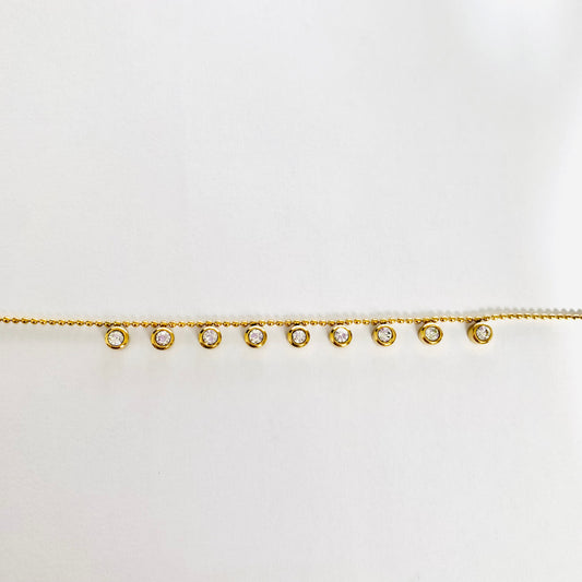 Geometric Diamanté Bracelet