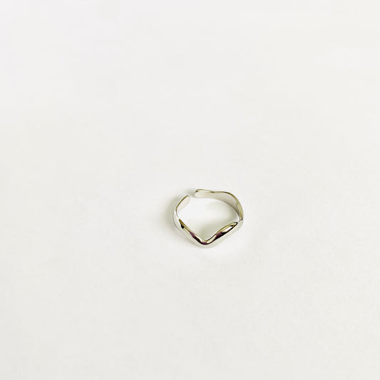 Silver Wave Ring