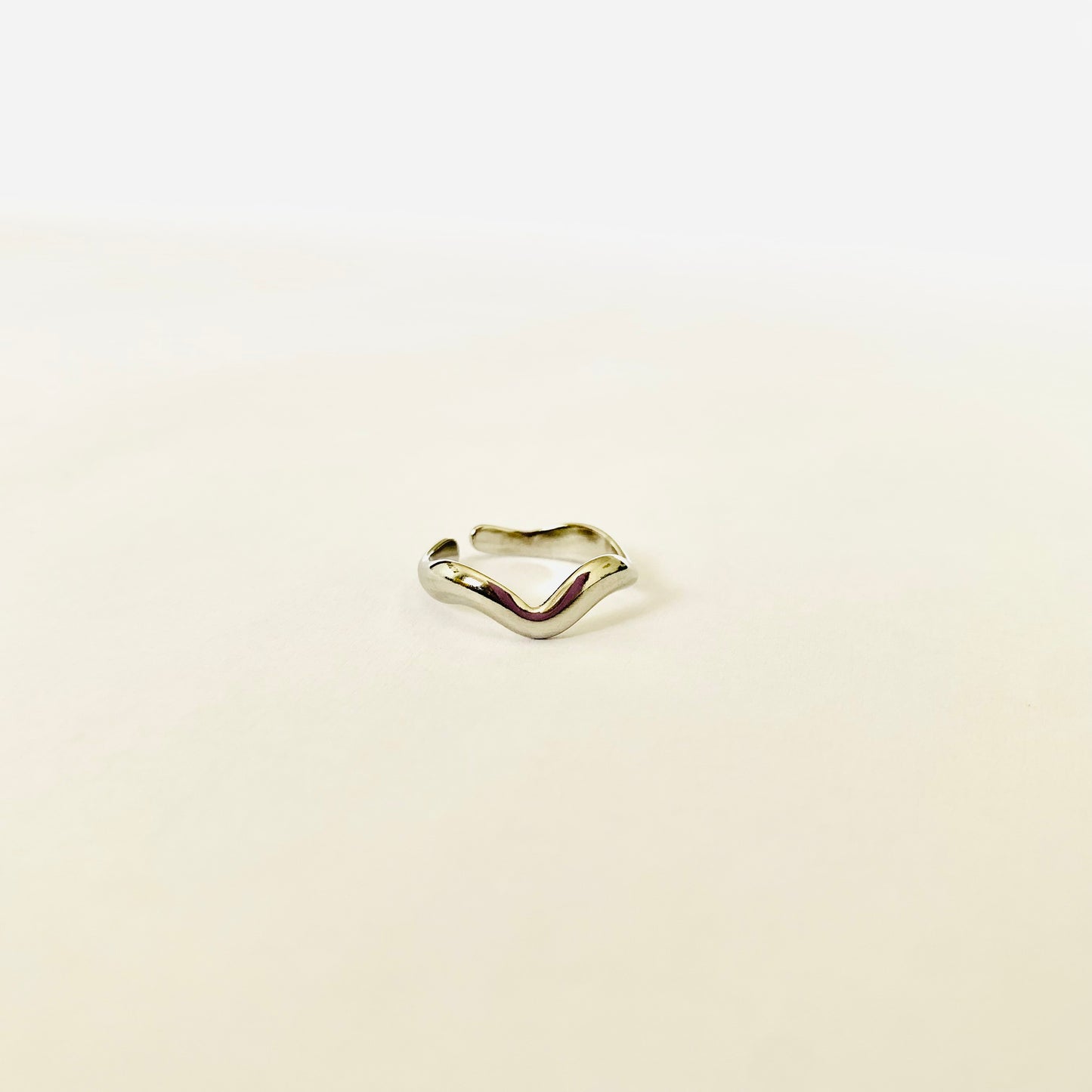 Silver Wave Ring