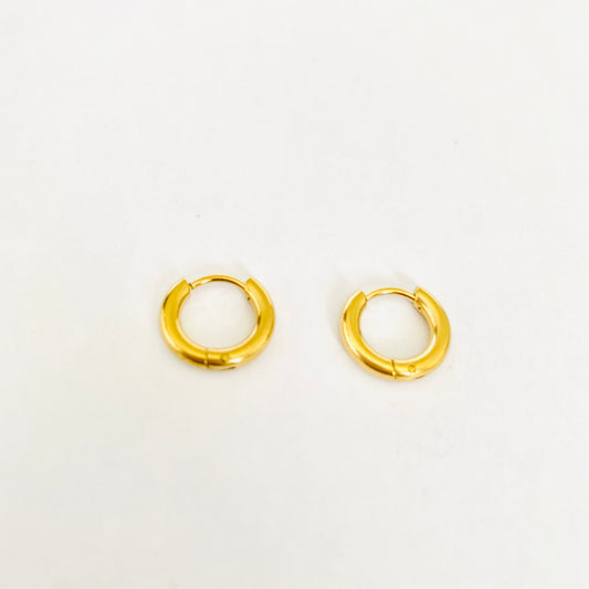 Golden Circle Hoops (8mm)