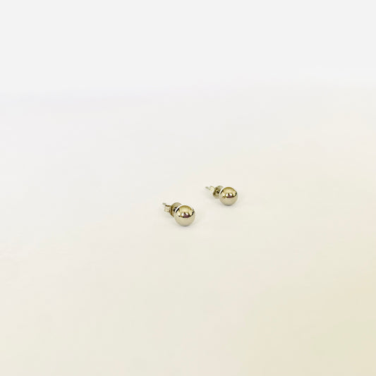 Silver Sphere Studs (6mm)