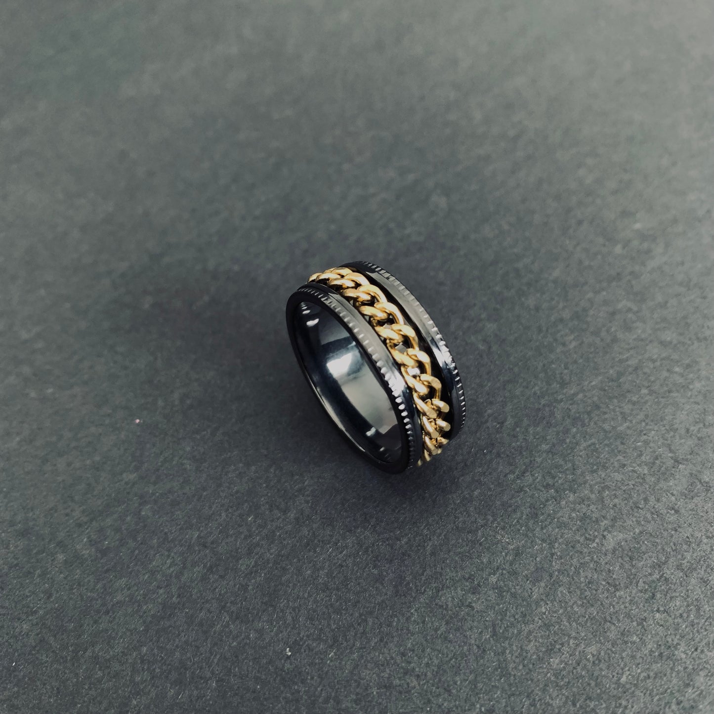 Gold Chain Ring