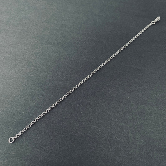 Silver Rolo Chain Bracelet