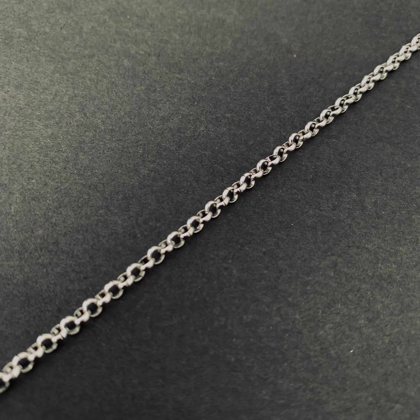 Silver Rolo Chain Bracelet