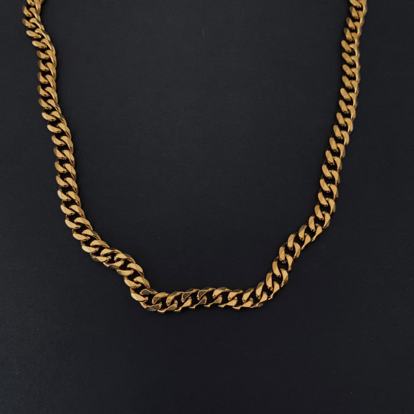 Gold Cuban Link Necklace (500x7)