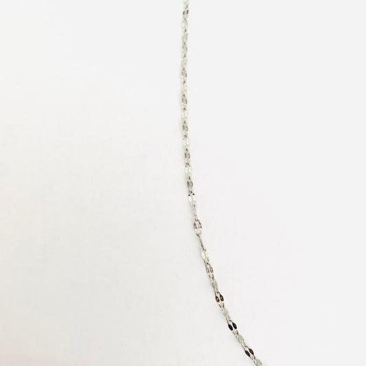 Silver Lip Chain Necklace