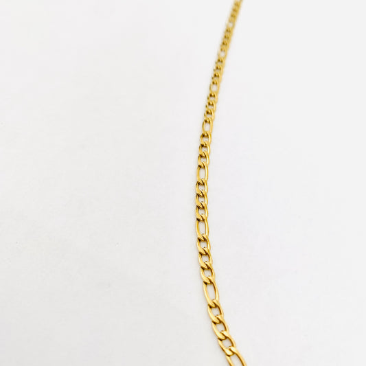 Gold Figaro Chain Necklace