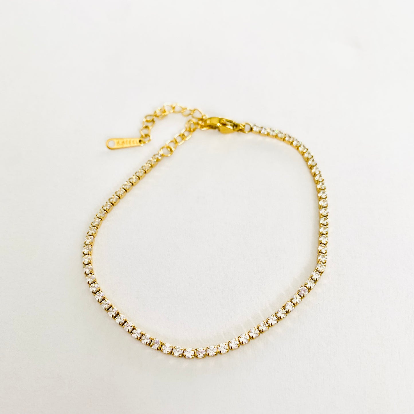 Gold Tennis Bracelet (2mm)