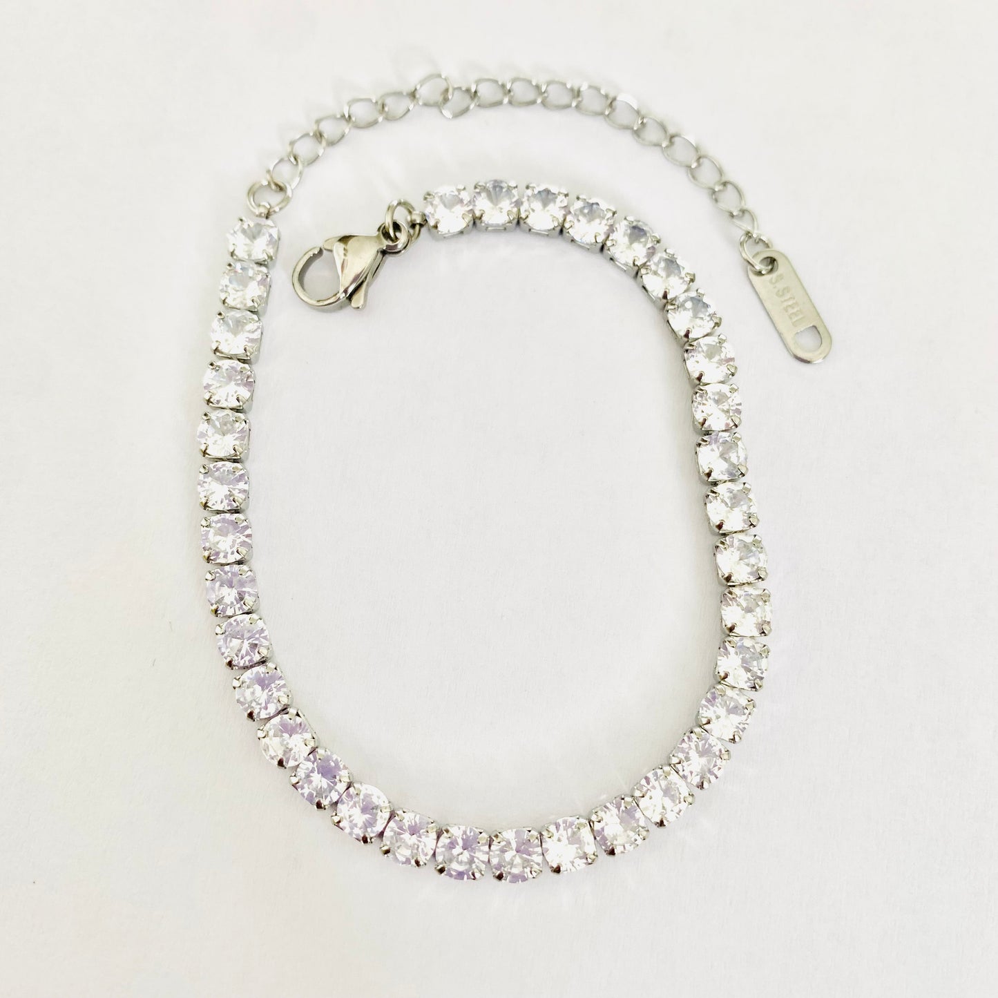 Silver Tennis Bracelet (4mm)