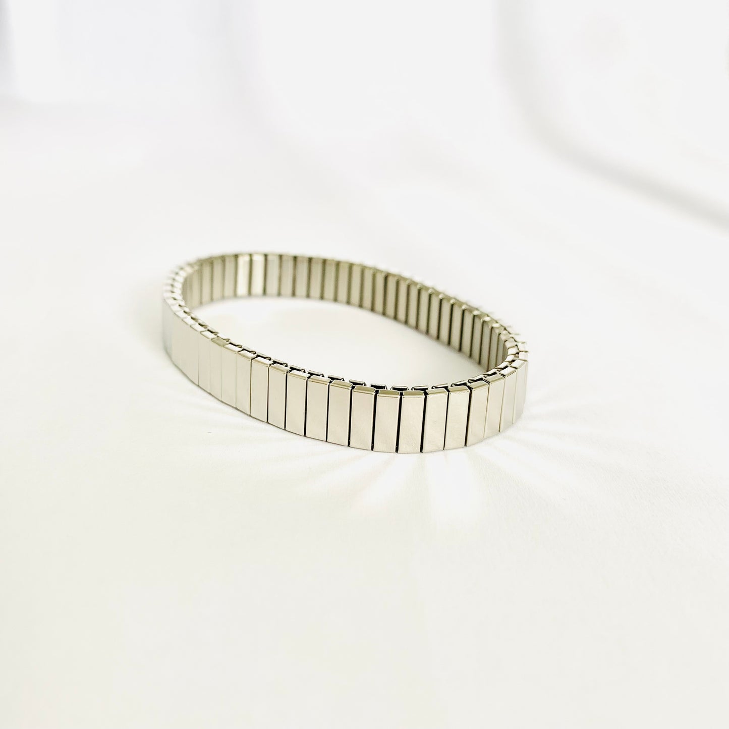 Silver Watch Strap Bracelet