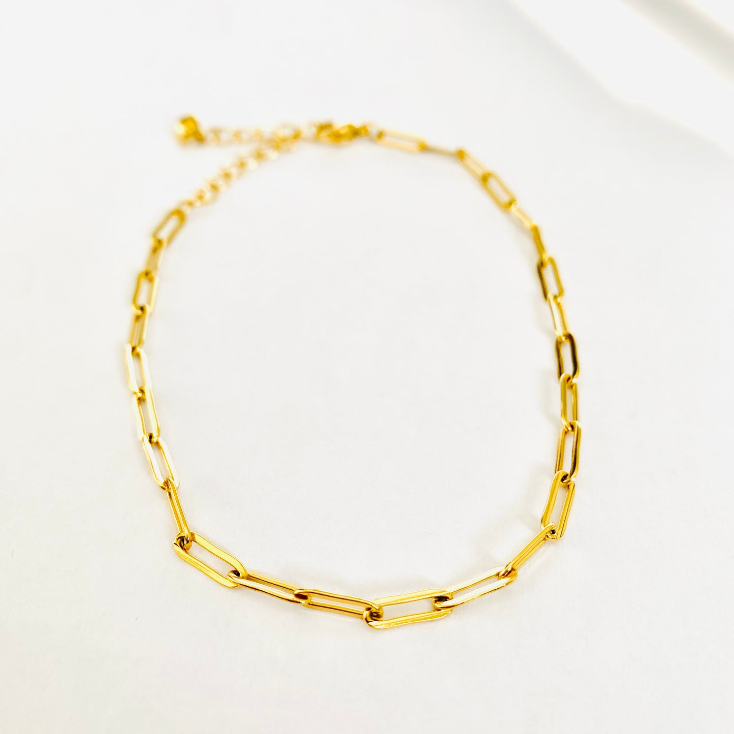 Paperclip Chain Anklet