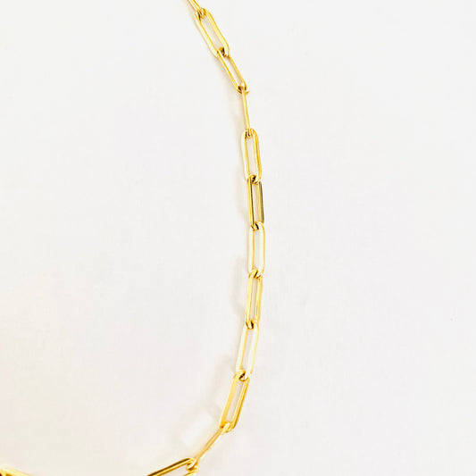 Paperclip Chain Anklet