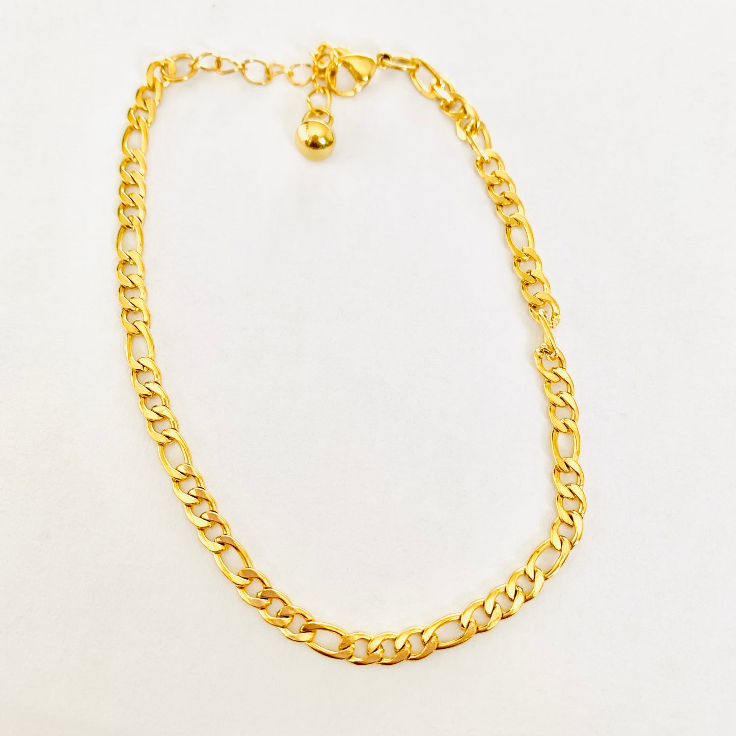 Gold Figaro Chain Anklet