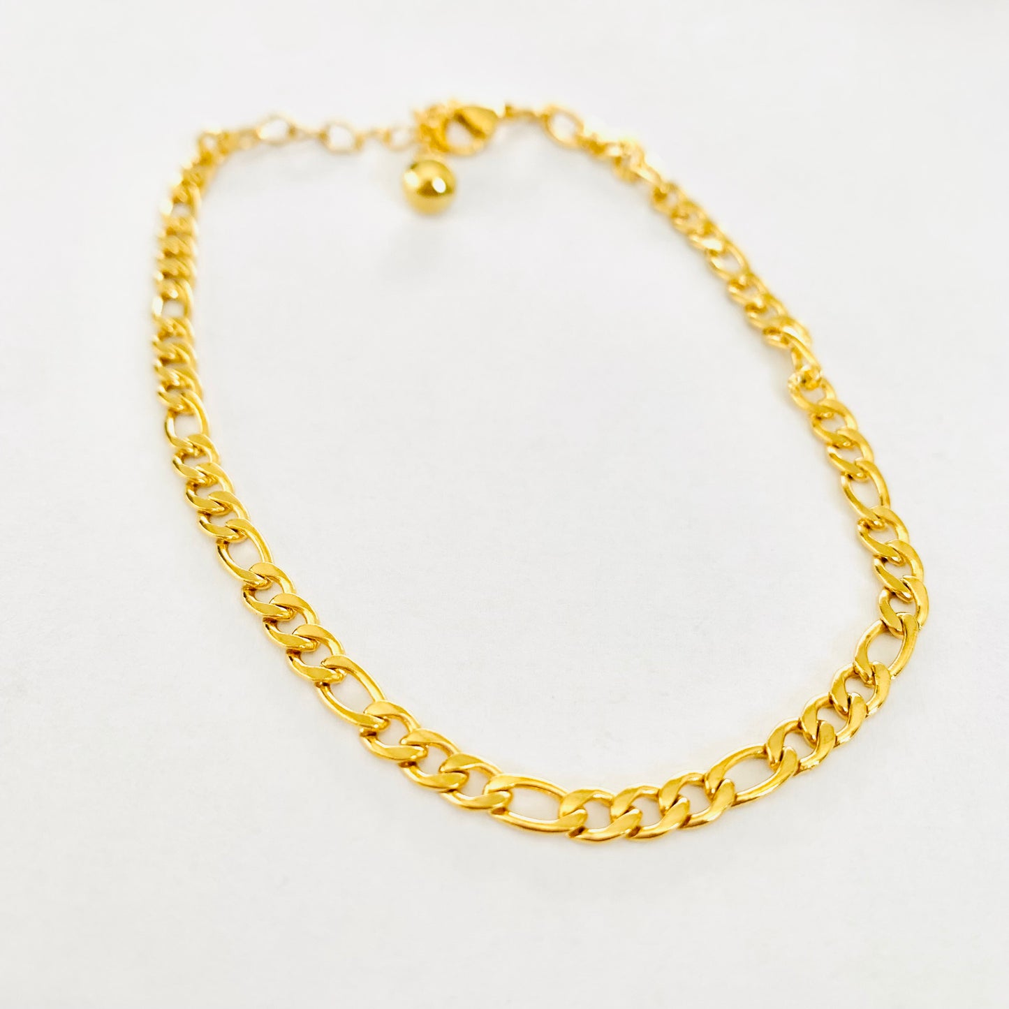 Gold Figaro Chain Anklet
