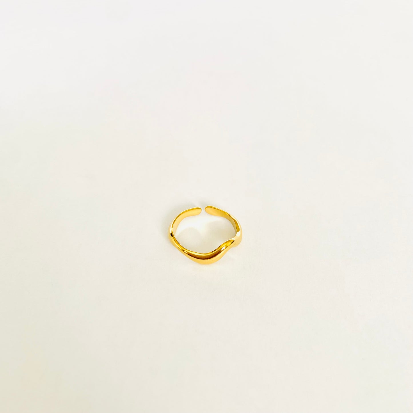 Gold Wave Ring