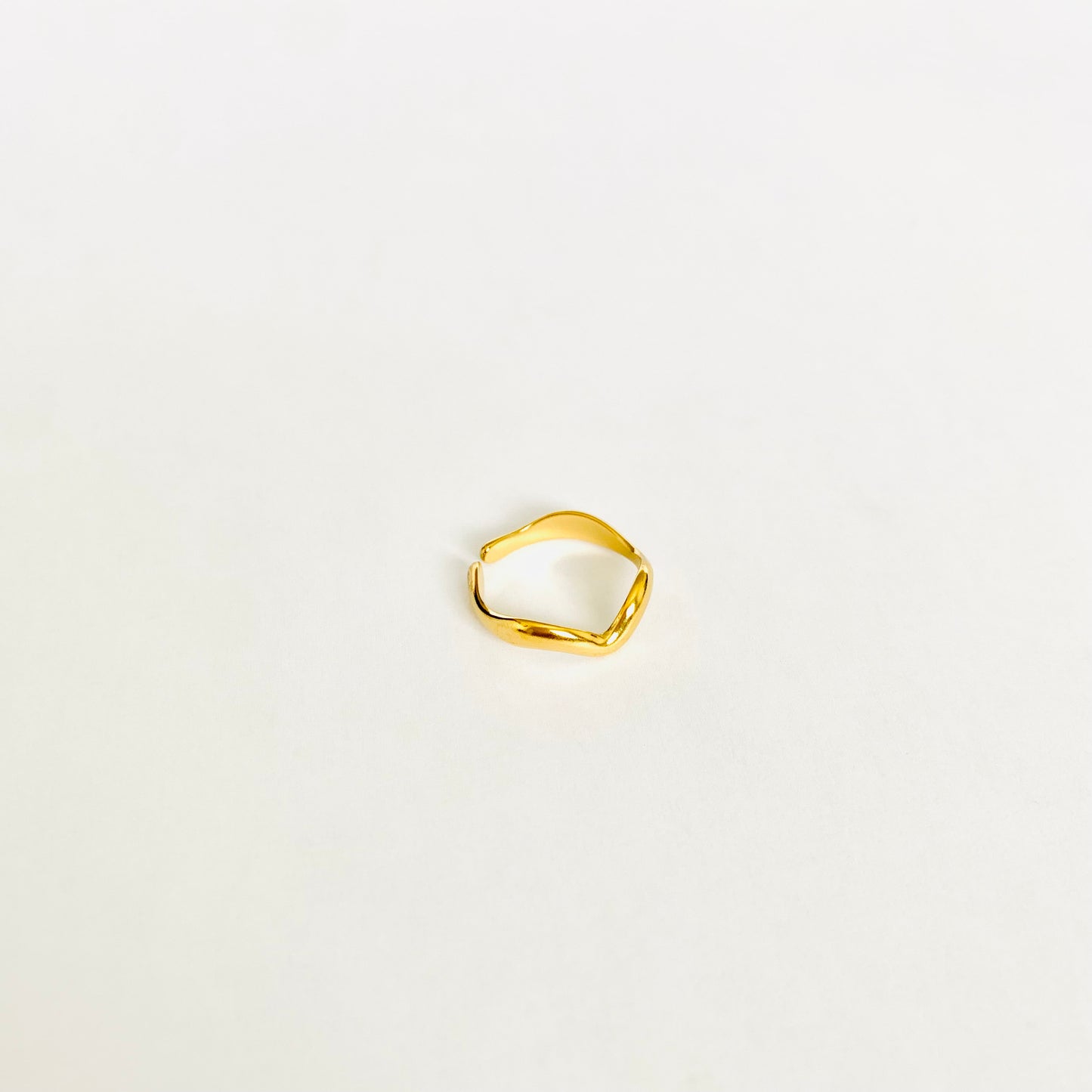 Gold Wave Ring