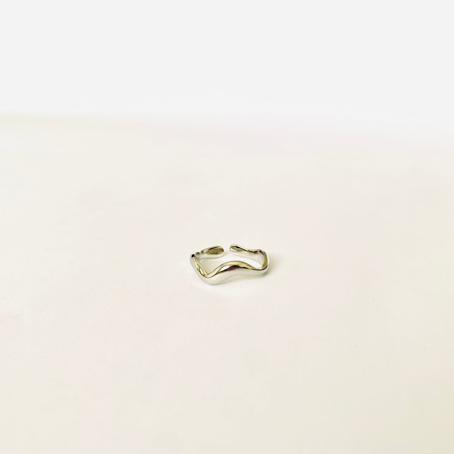 Silver Wave Ring