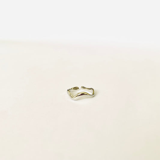 Silver Wave Ring