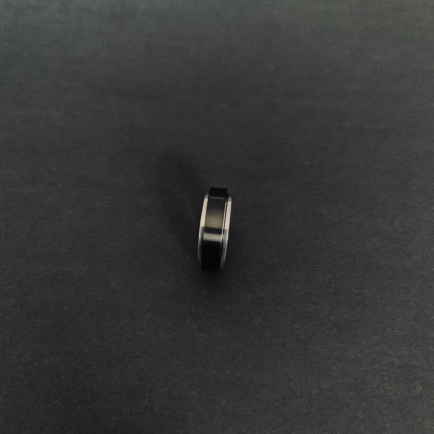 Black Onyx Spinner Ring
