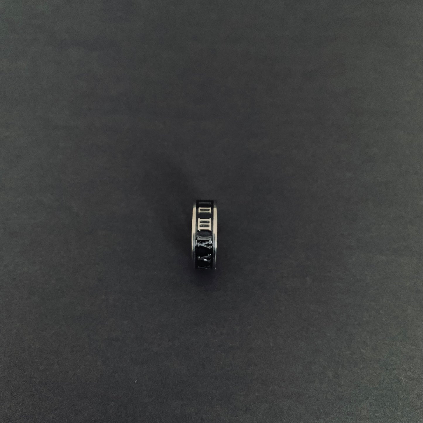 Silver Roman Numeral Ring