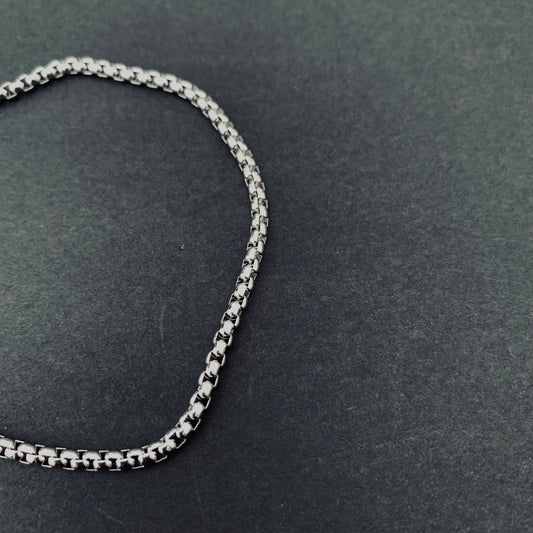 Silver Box Chain Bracelet