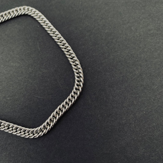 Silver Cuban Link Bracelet