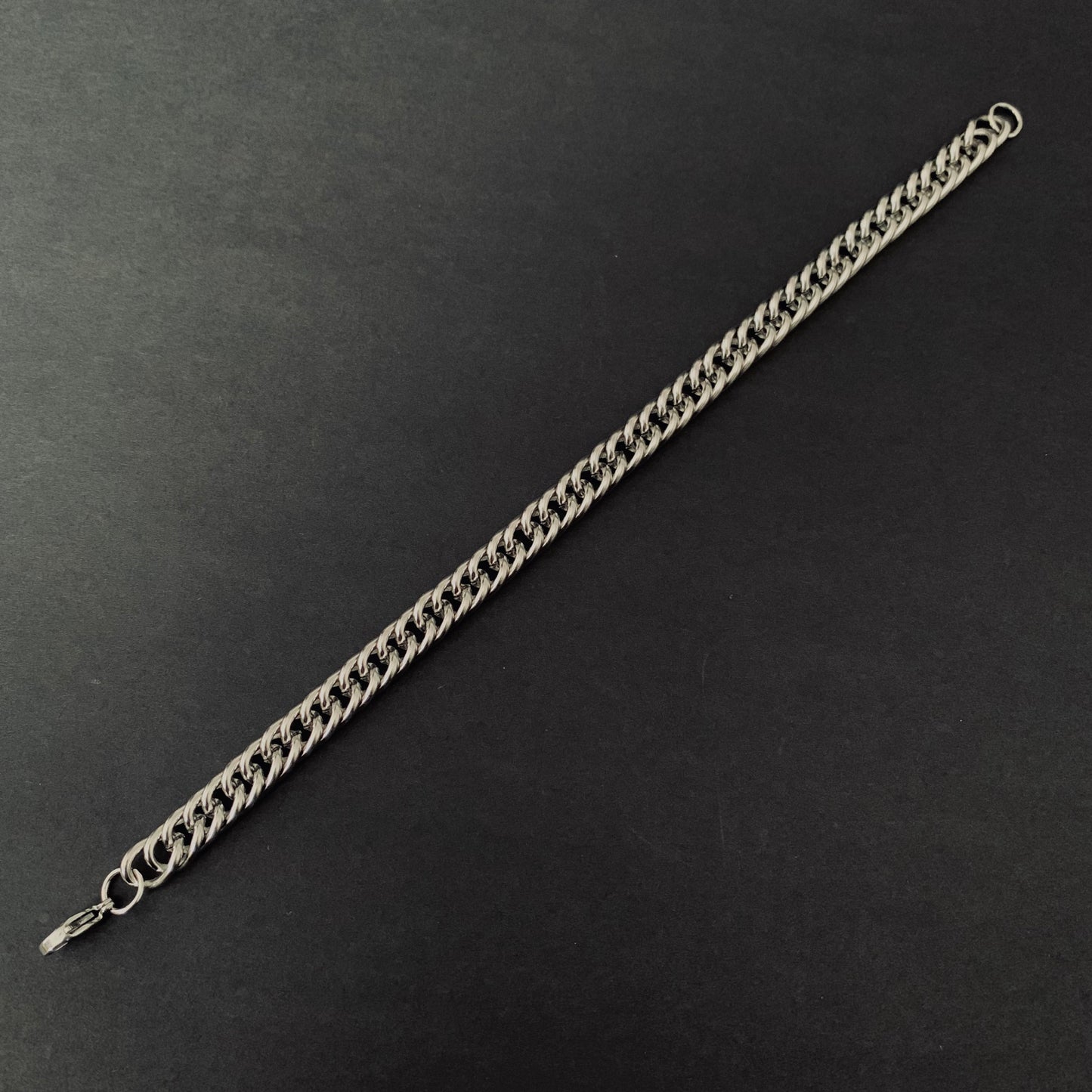 Silver Curb Chain Bracelet