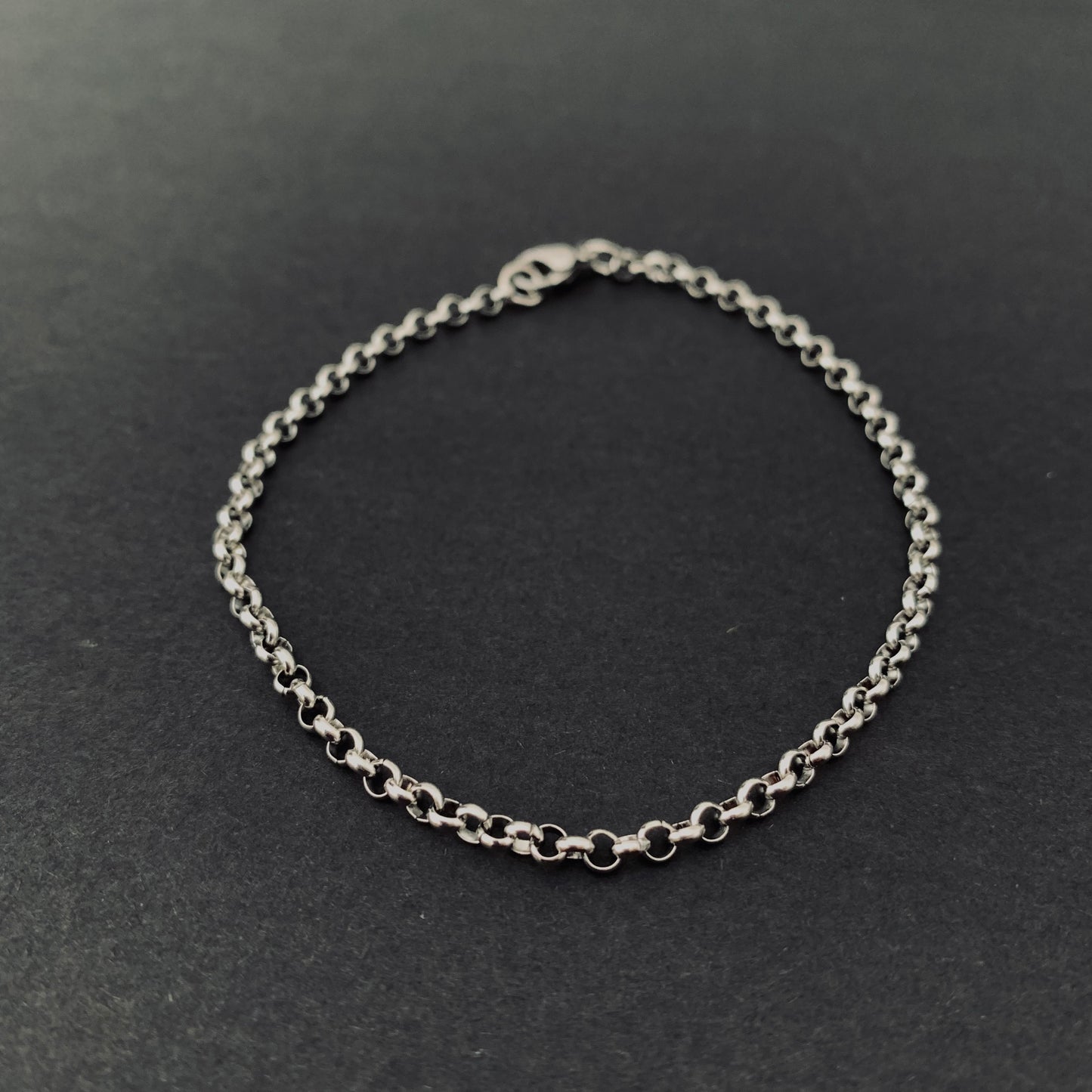 Silver Rolo Chain Bracelet