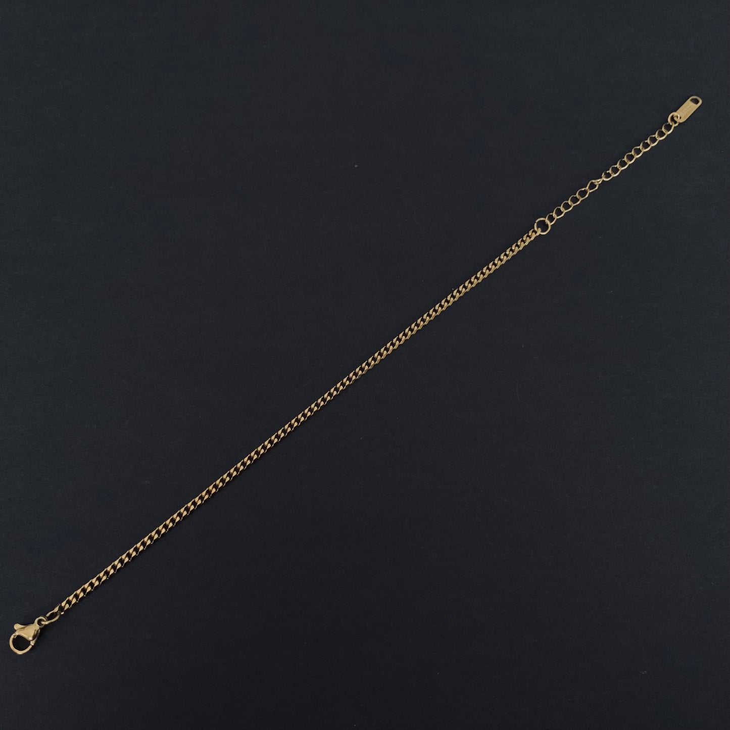 Gold Curb Link Bracelet