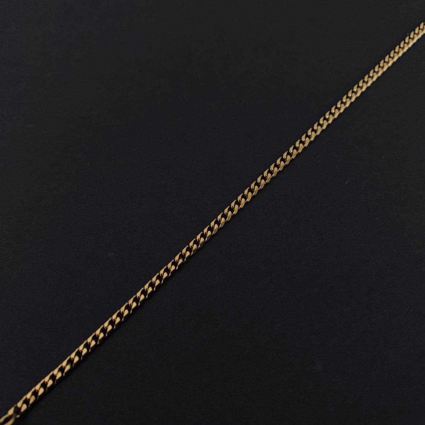 Gold Curb Link Bracelet