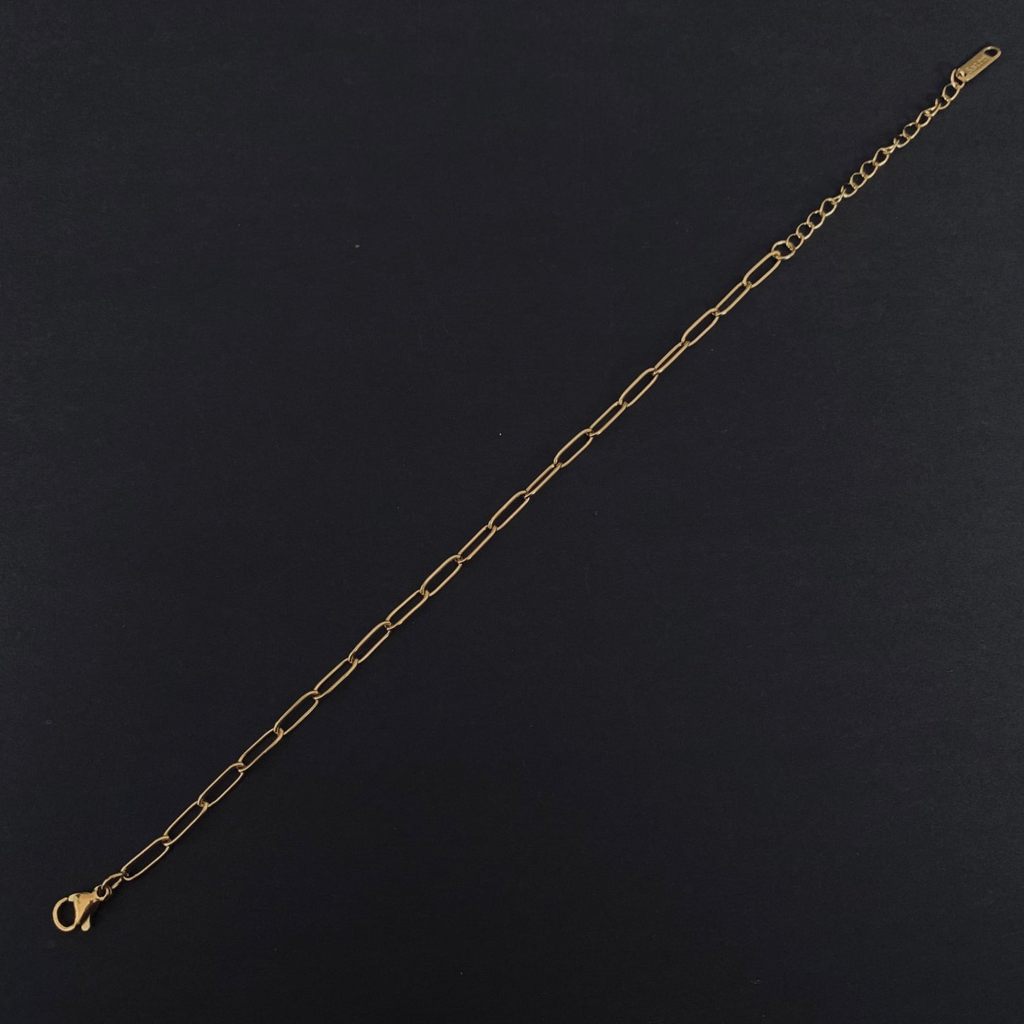 Gold Paperclip Chain Bracelet