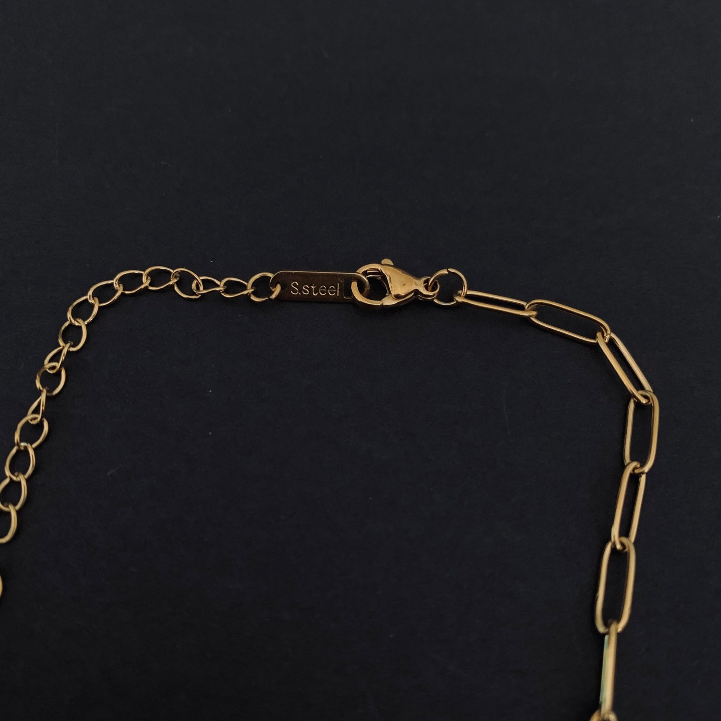 Gold Paperclip Chain Bracelet