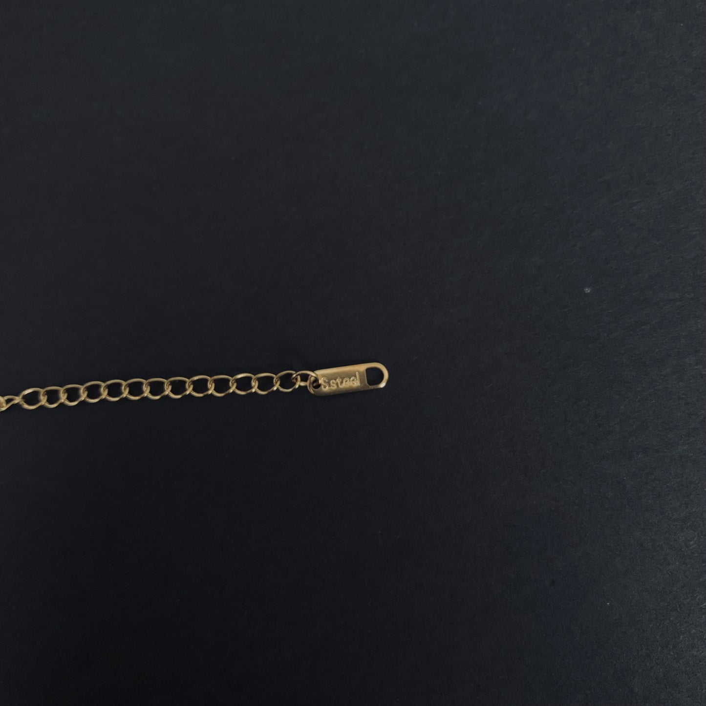 Gold Rolo Link Chain Bracelet