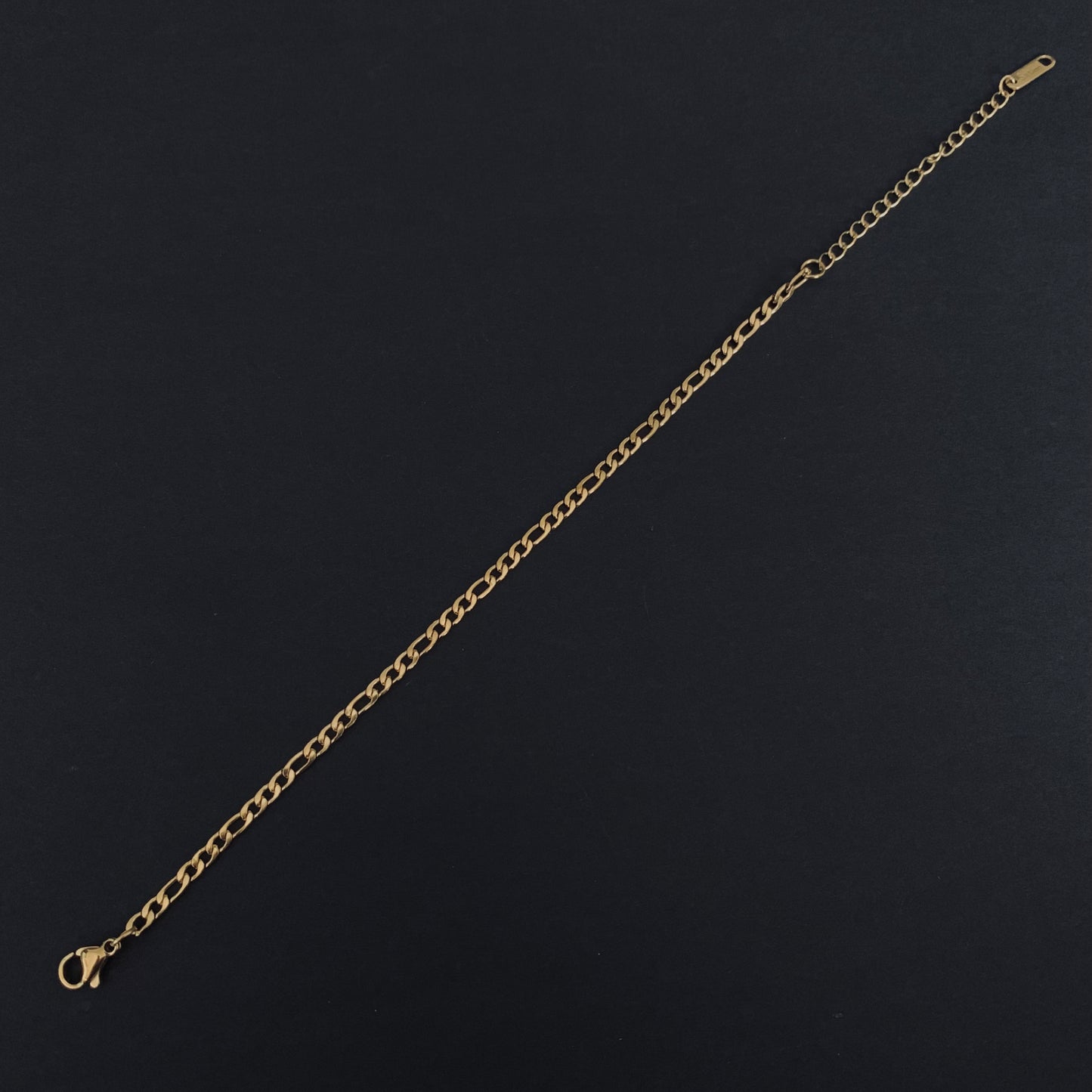 Gold Figaro Chain Bracelet