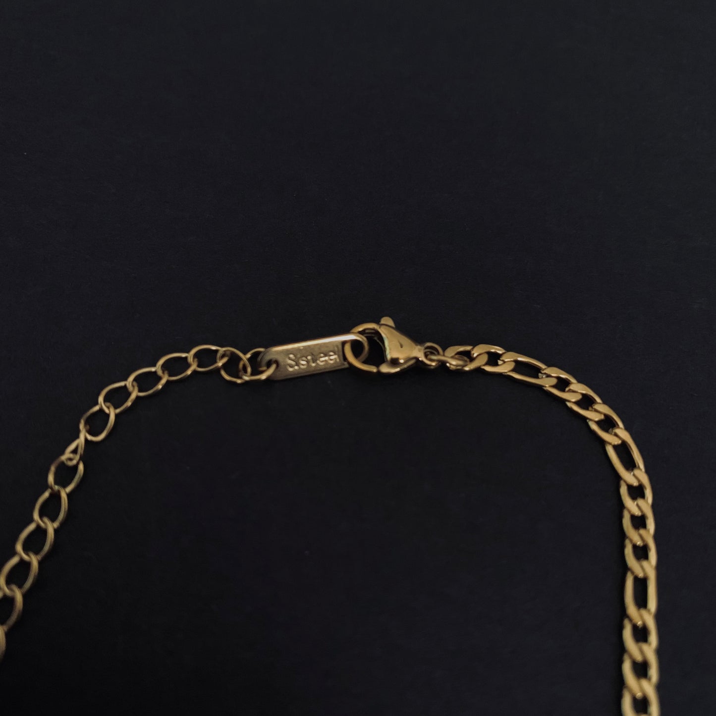 Gold Figaro Chain Bracelet