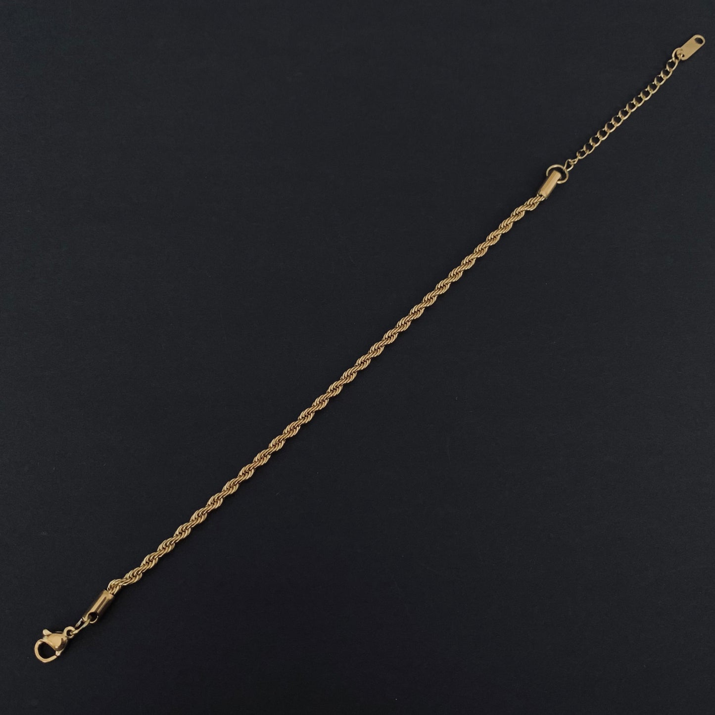 Gold Rope Chain Bracelet