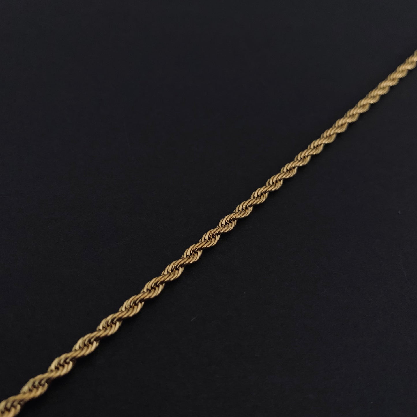 Gold Rope Chain Bracelet