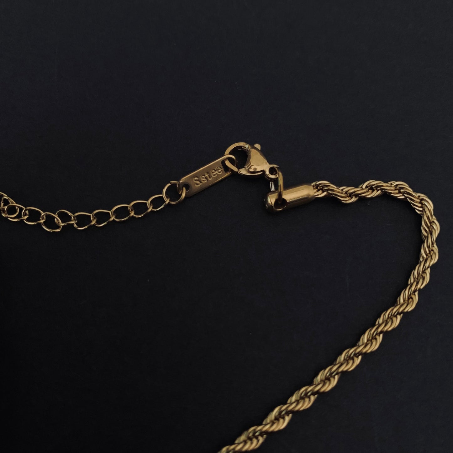Gold Rope Chain Bracelet