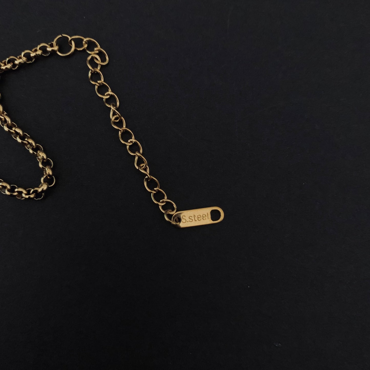 Gold Cable Chain Bracelet