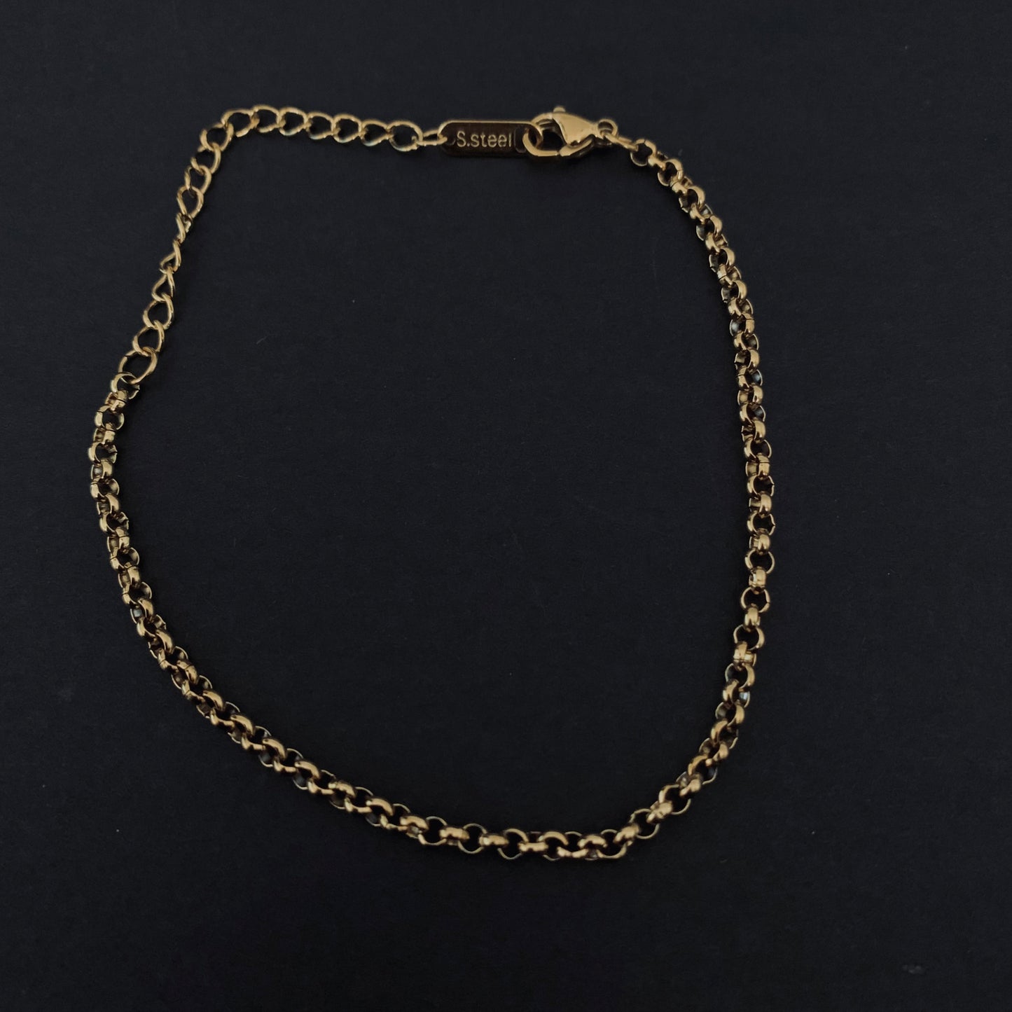 Gold Cable Chain Bracelet