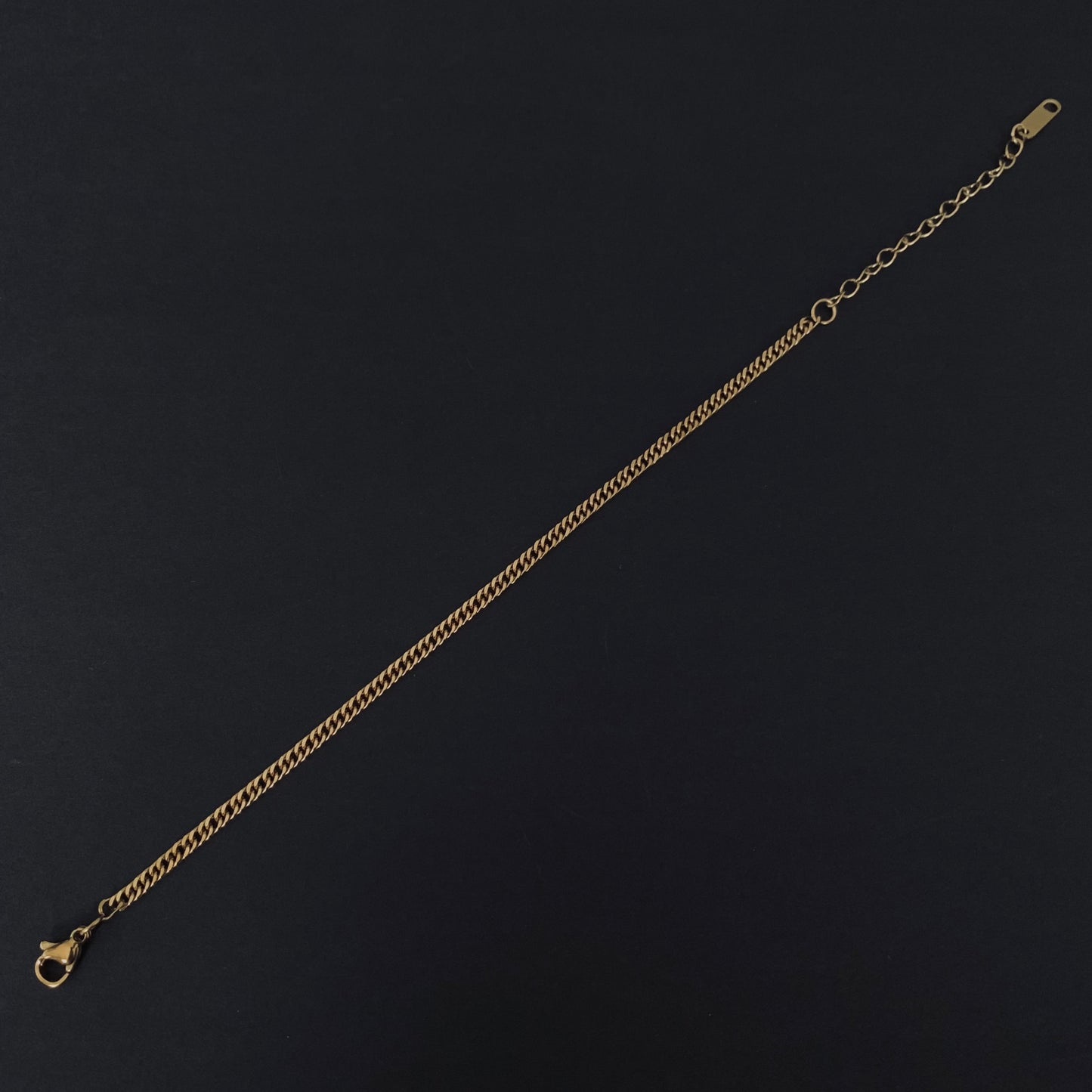 Gold Cuban Link Chain Bracelet