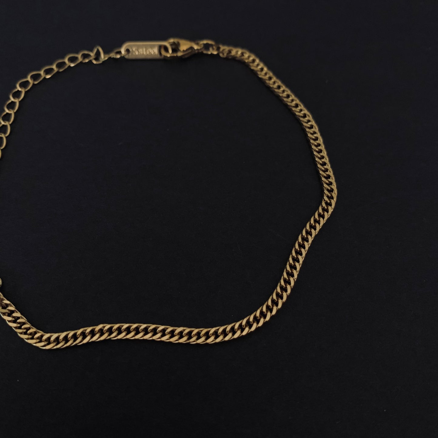 Gold Cuban Link Chain Bracelet