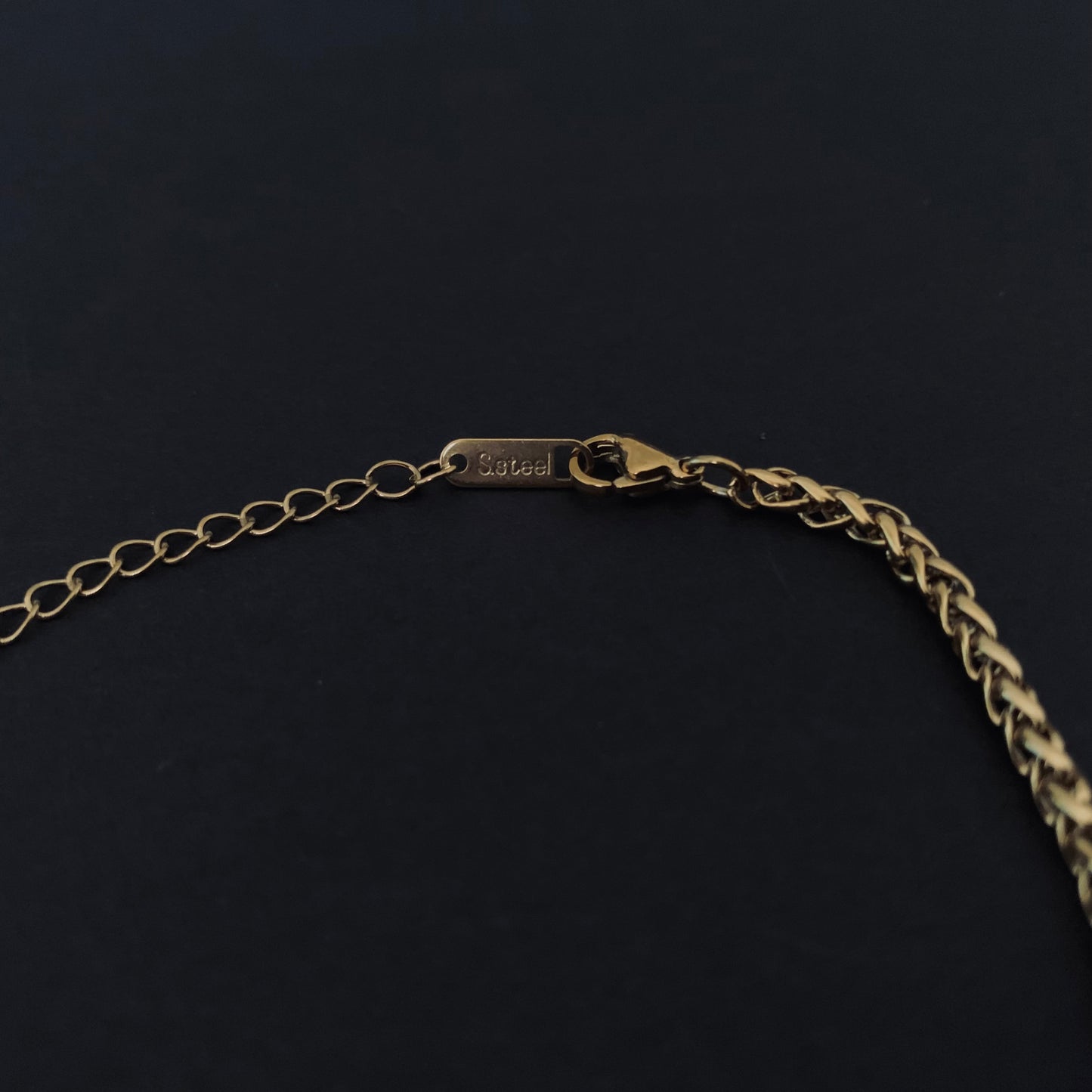 Gold Wheat Chain Bracelet