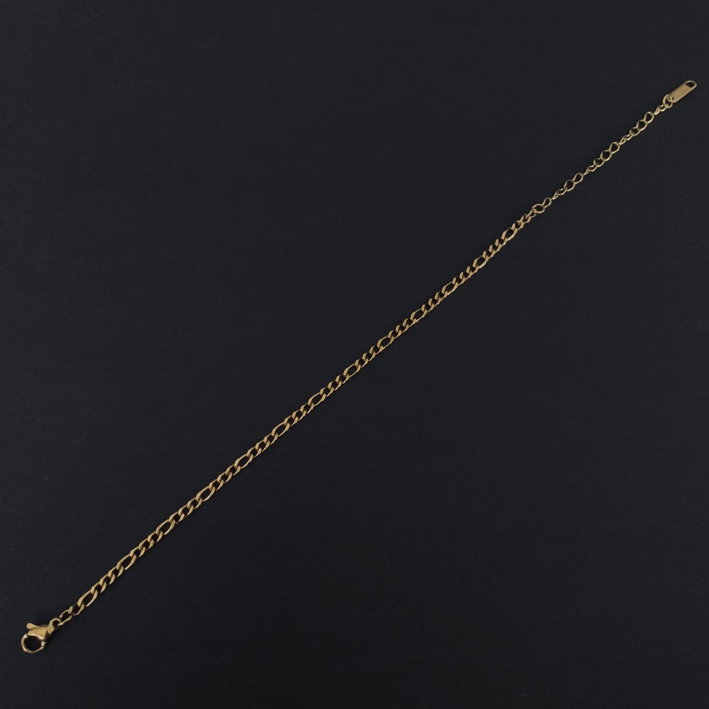 Gold Figaro Chain Bracelet