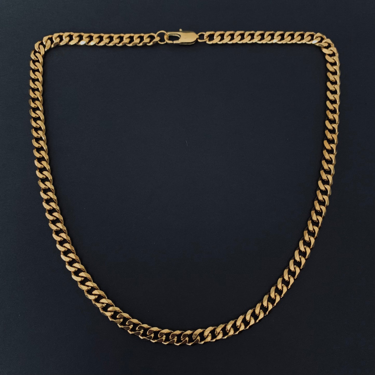 Gold Cuban Link Necklace (500x7)