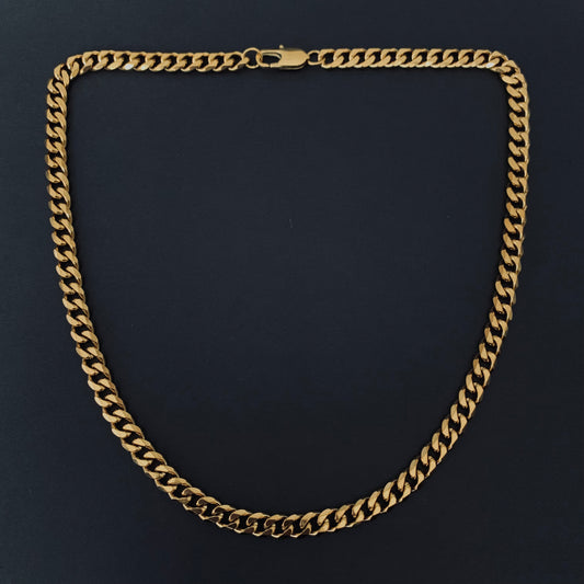 Gold Cuban Link Necklace (500x7)