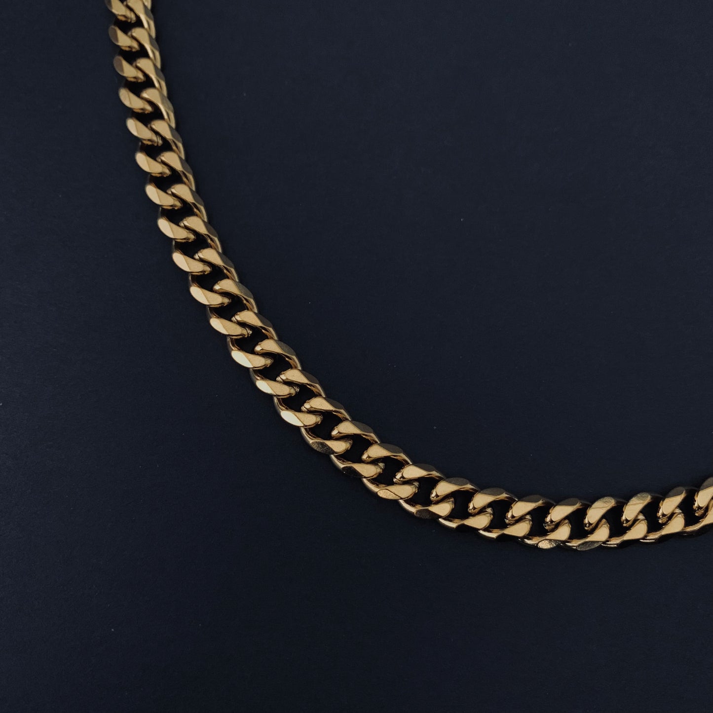 Gold Cuban Link Necklace (500x7)